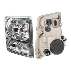Farol Direito Com Pisca e Lâmpada H4 Volvo VM17 VM21 VM23 VM260 VM310