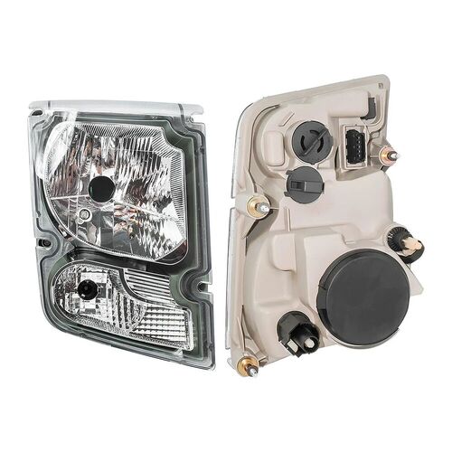 Farol Direito Com Pisca e Lâmpada H4 Volvo VM17 VM21 VM23 VM260 VM310